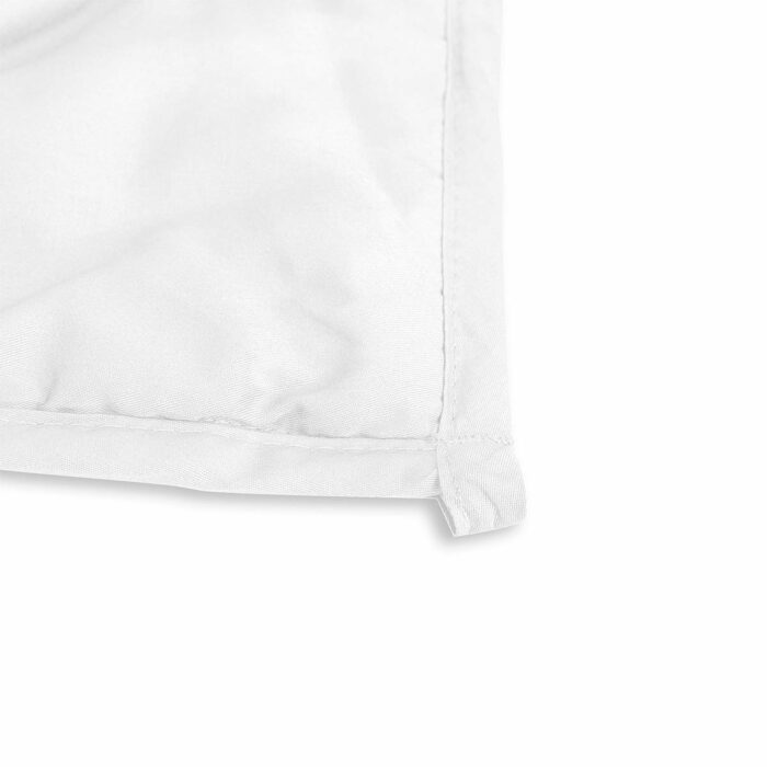 Tyngdtäcke 5 kg Vit Bomullssatin – Fritt från polyester