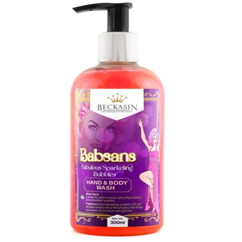 Babsans Fab Sparkeling Bubbles Hand & Body Wash Cosmos Rose