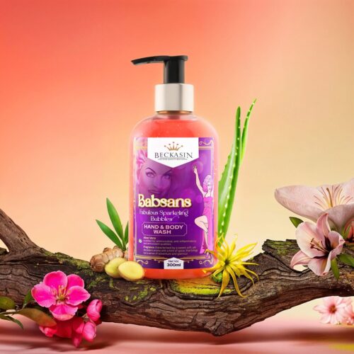 Babsans Fab Sparkeling Bubbles Hand & Body Wash Cosmos Rose