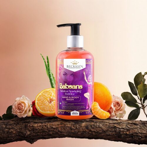 Babsans Fab Sparkeling Bubbles Hand & Body Wash Cosmos Rose