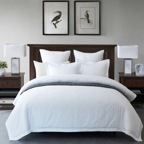 Påslakanset Eko Fairtrade 1000 tc Silvergrå Egyptisk Bomullssatin Tyr